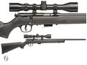 Picture of SAVAGE 93 22 WMR F BLUED SYNTHETIC RIMFIRE PACKAGE 