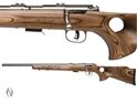 Picture of SAVAGE MKII 22LR BTVLSS LAM THUMBHOLE VARMINT S/S LEFT RIMFIRE RIFLE