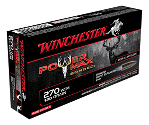 Picture of WINCHESTER POWER MAX BONDED 270WIN 130GR PHP